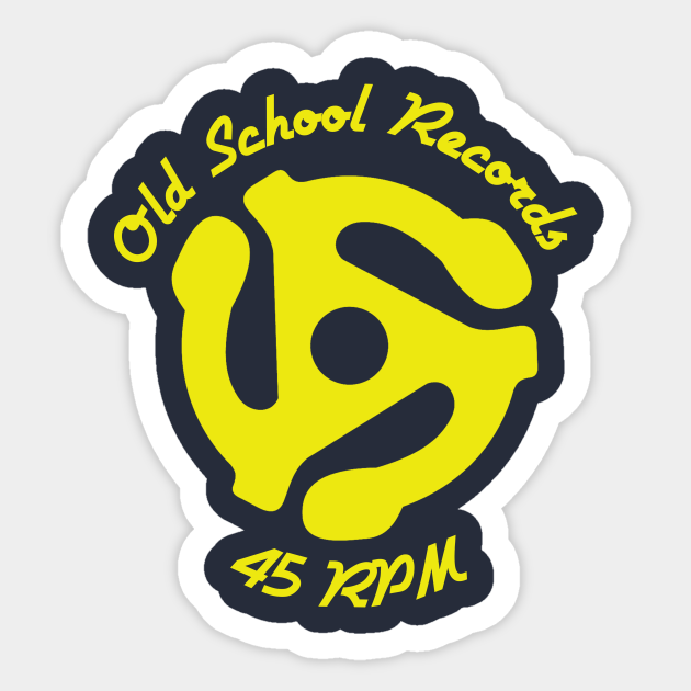 Old School Records - Vinyl Record - Aufkleber | TeePublic DE
